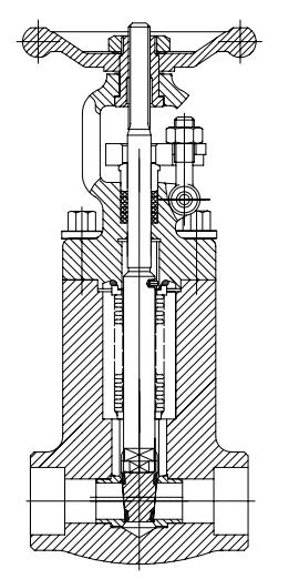 Bellow Sealed Gate Valve