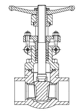 FORGED STEEL GATE VALVE